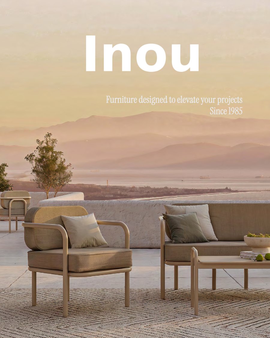 Portada del catálogo INOU Diseño Aluminio y Cuerda Exterior